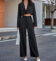 Women's Fashion High Waist Wide Leg Pants